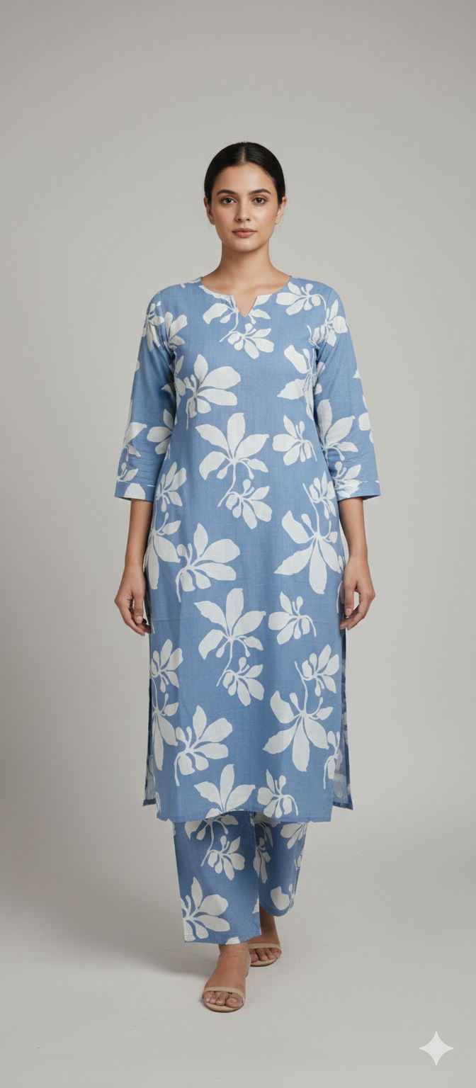 The Sky Meadow Kurta Set