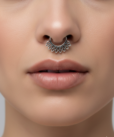 Bloom Arc Septum Ring