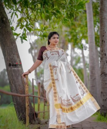 Onam Special Chundan Vallam Kerala Saree